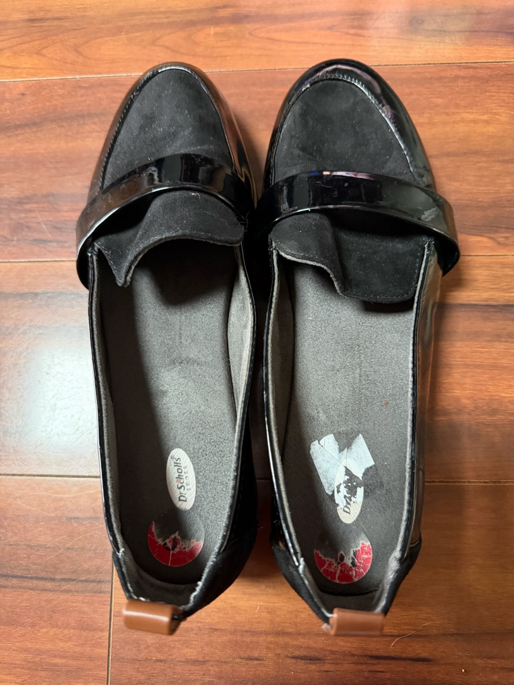 Black Women's Loafer Flats - Classic Slip-On Style - Dr. Scholls - size 10